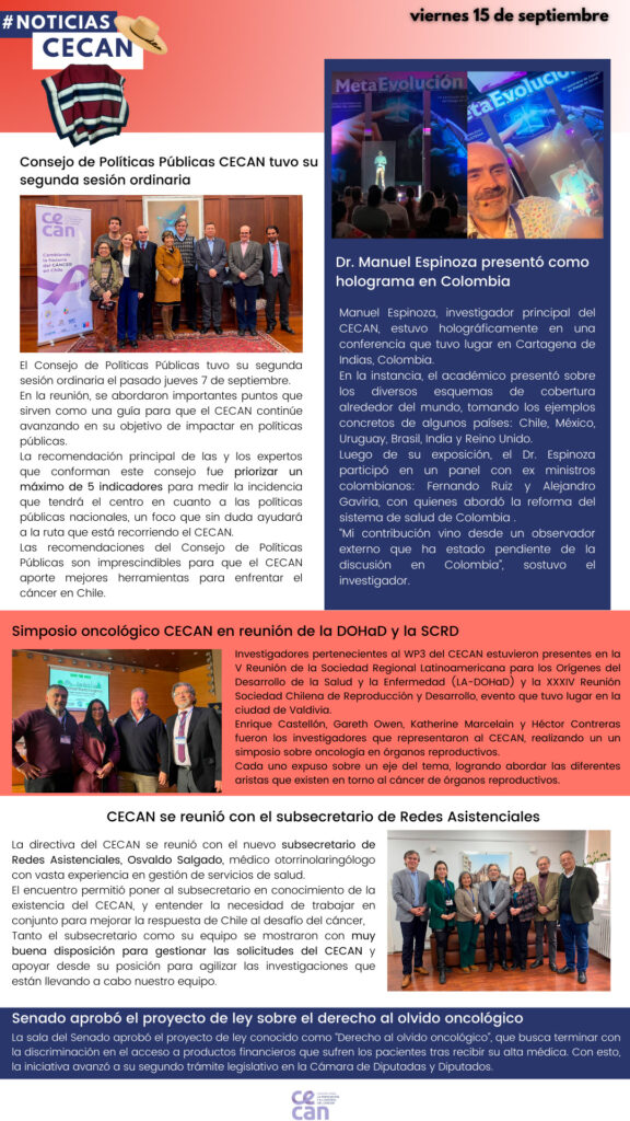 Newsletter 15 de septiembre 2023