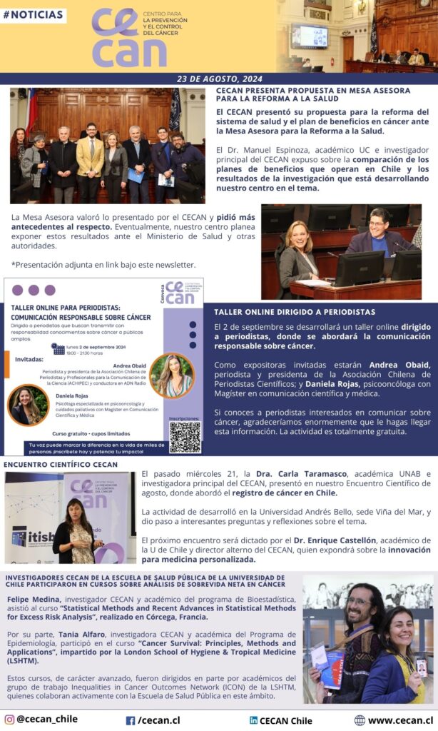 Newsletter 23 de agosto 2024