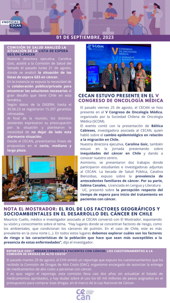 Newsletter 1 de septiembre 2023
