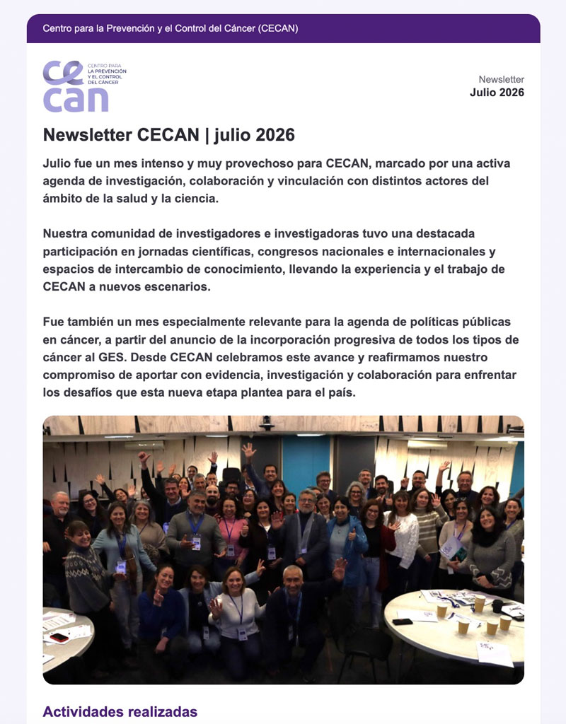 Newsletter Julio 2026